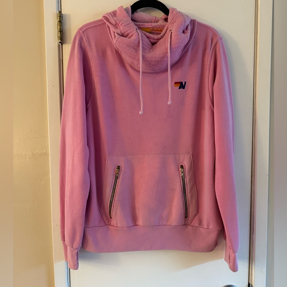 Aviator Nation Pink Ninja Hoodie